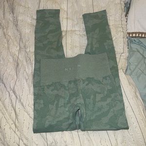 NVGTN sage green camo leggings